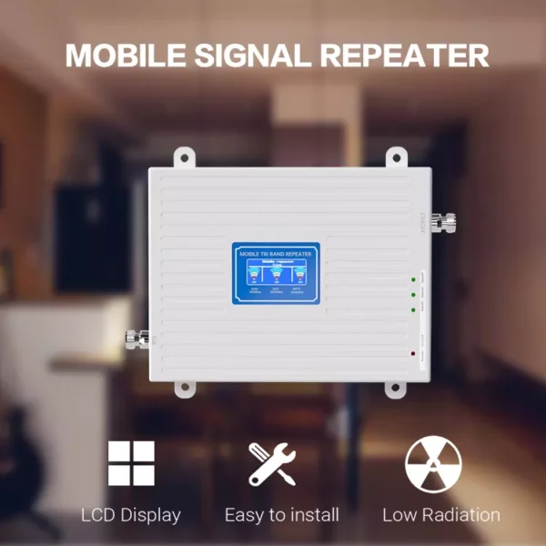 tri band cell phone booster 4g signal repeater phone signal booster amplifier mobile signal booster amplifier